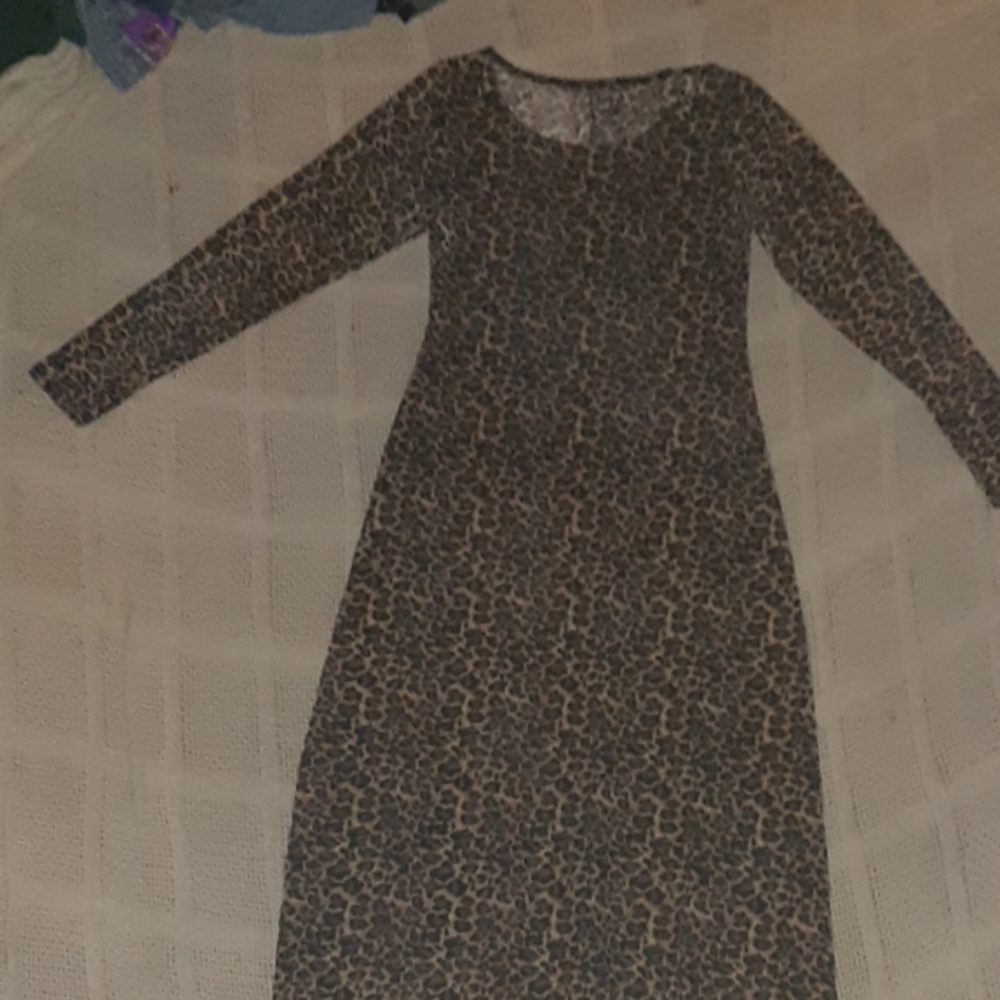 Cheetah Print Dress